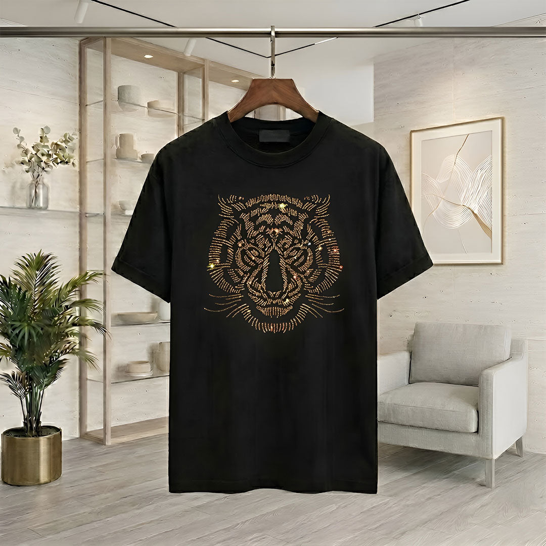 Men's Rhinestone Luxury T-shirts (TIGER 1)