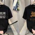 Men's Brand Premium Selling T-Shirt (BD-HUGO BOX+BURBERRY GOLD)