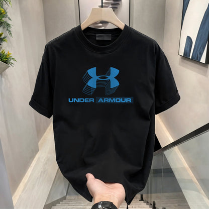 Men's Brand Premium Selling T-Shirt (BD+BLUE ARMOUR-AMIRI)