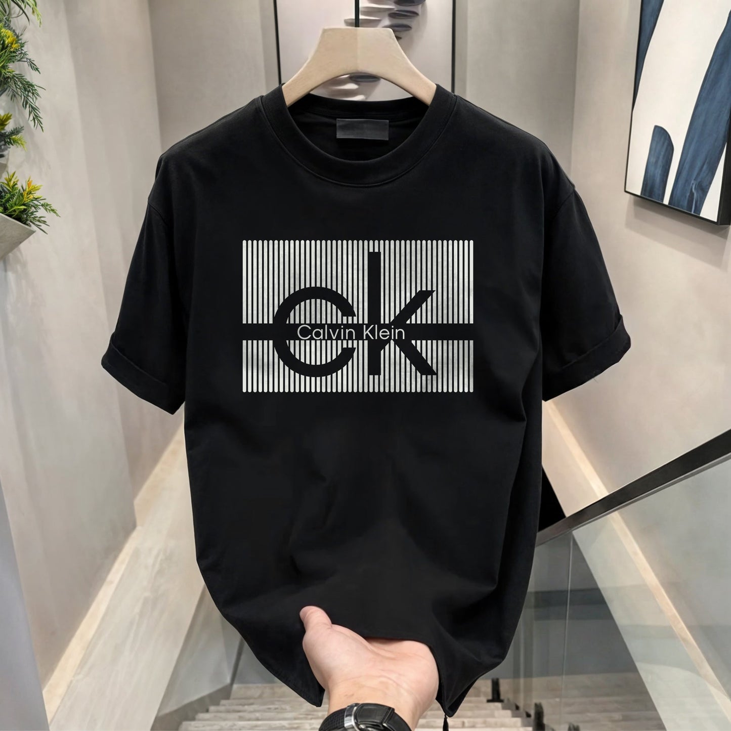 Men's Brand Premium Selling T-Shirt (BD-CK+HUGO RED)
