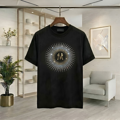 Men's Rhinestone Luxury T-shirts (N-CIRCLE)