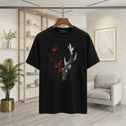 Men's Rhinestone Luxury T-shirts (DEER)