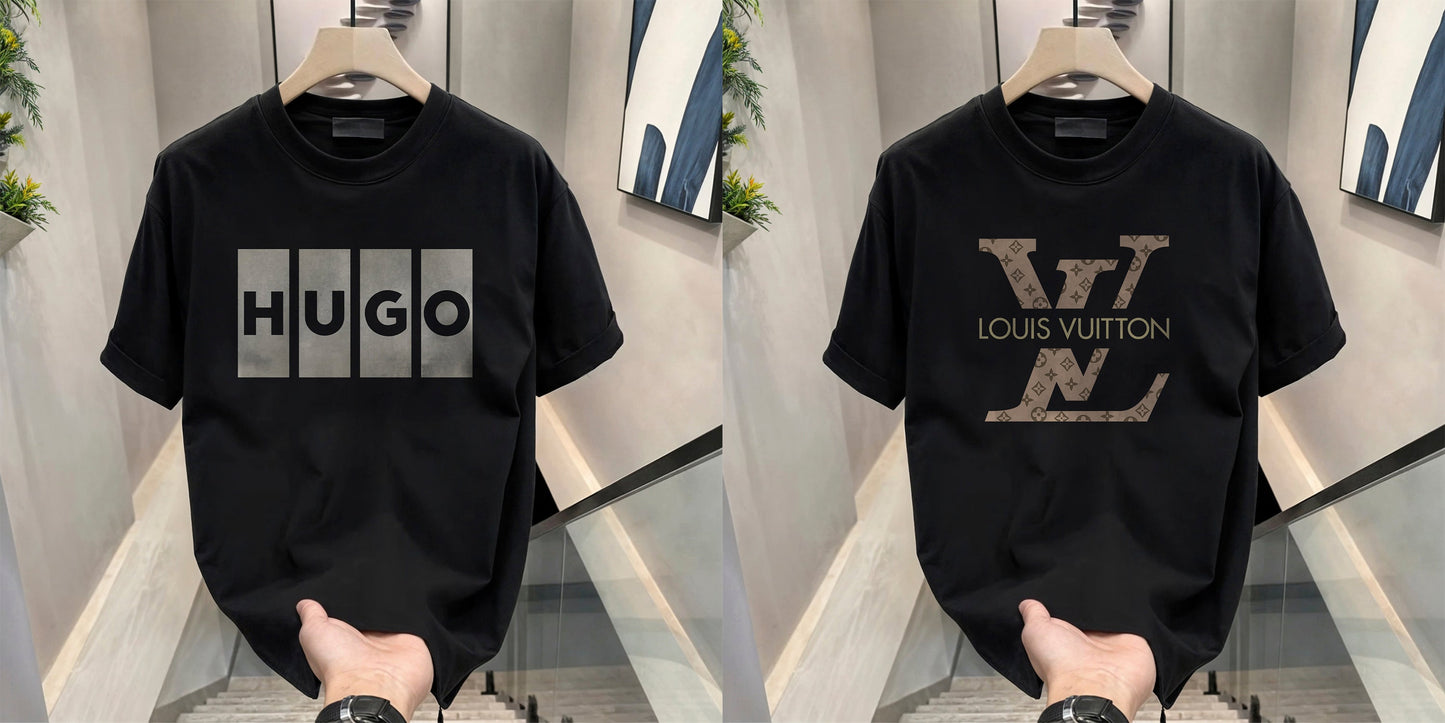 Men's Brand Premium Selling T-Shirt (BD-HUGO BOX+LV)