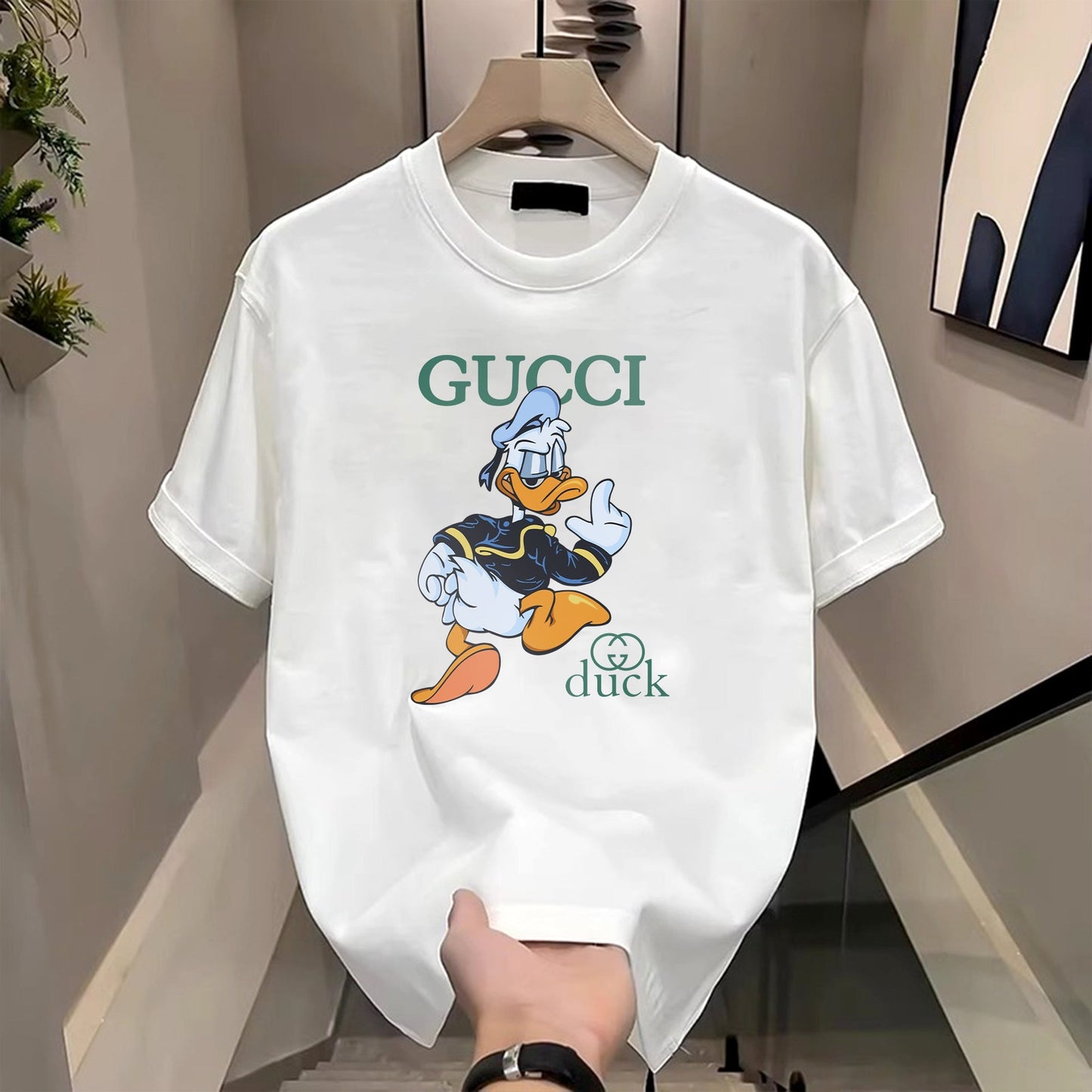 Men's Brand Premium Selling T-Shirt (BD-CK+GUCCI DUCK)
