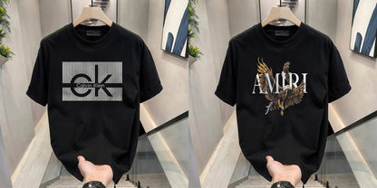 Men's Brand Premium Selling T-Shirt (BD-AMIRI+CK)