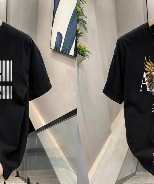 Men's Brand Premium Selling T-Shirt (BD-AMIRI+CK)