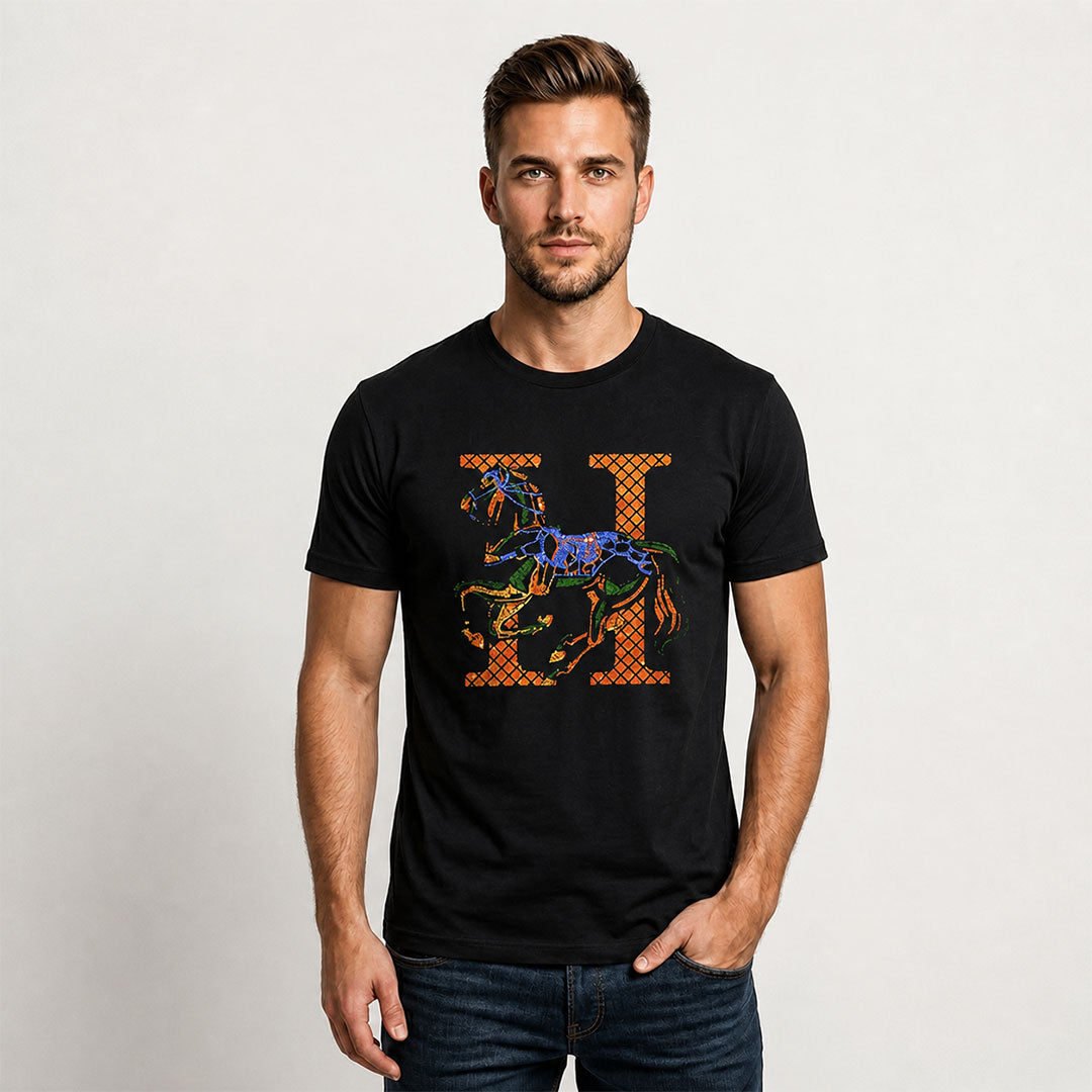 Men's Rhinestone Luxury T-shirts (HORSE)