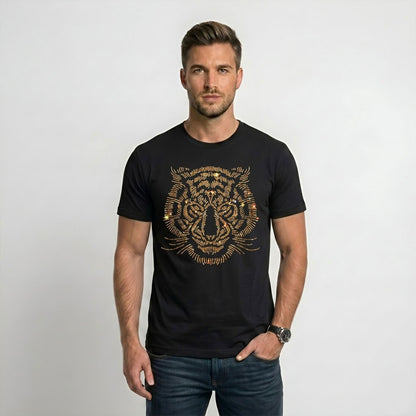 Men's Rhinestone Luxury T-shirts (TIGER 1)