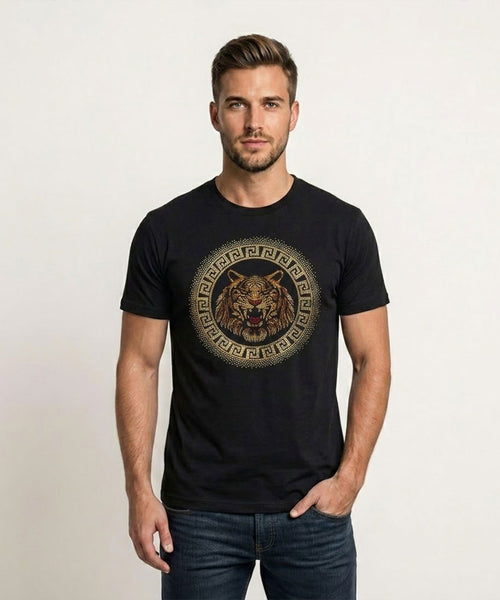 Men's Rhinestone Luxury T-shirts (TIGER 3)