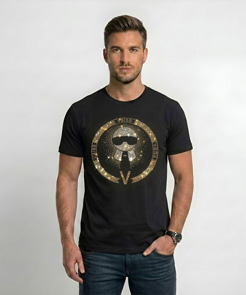 Men's Rhinestone Luxury T-shirts (TIE)