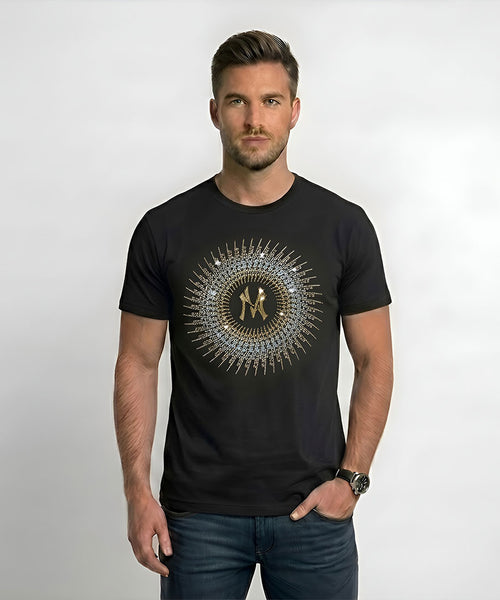 Men's Rhinestone Luxury T-shirts (N-CIRCLE)