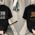 Men's Brand Premium Selling T-Shirt (BD-CK+BURBERRY GOLD)