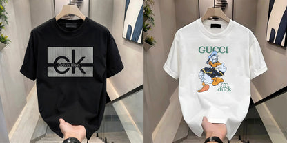 Men's Brand Premium Selling T-Shirt (BD-CK+GUCCI DUCK)