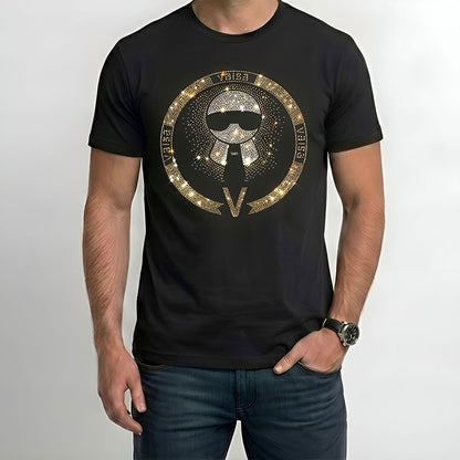 Men's Rhinestone Luxury T-shirts (TIE)
