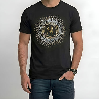 Men's Rhinestone Luxury T-shirts (N-CIRCLE)