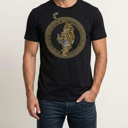 Men's Rhinestone Luxury T-shirts (TIGER 4)