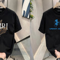 Men's Brand Premium Selling T-Shirt (BD+BLUE ARMOUR-AMIRI)