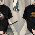 Men's Brand Premium Selling T-Shirt (BD-AMIRI+ BURBERRY GOLD)