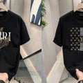 Men's Brand Premium Selling T-Shirt (BD-AMIRI+LV STARS)