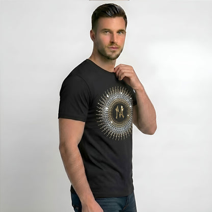 Men's Rhinestone Luxury T-shirts (N-CIRCLE)