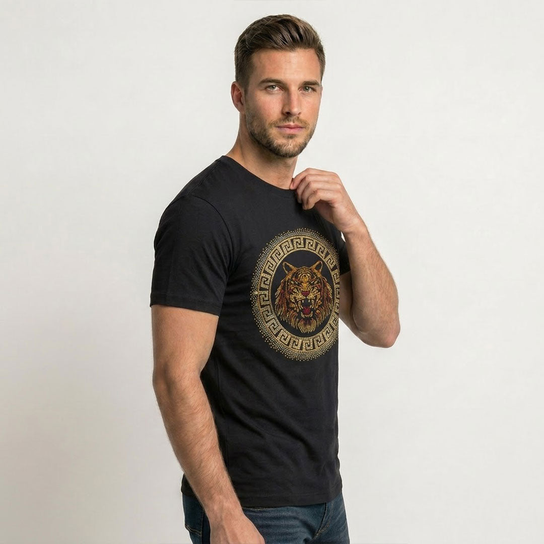 Men's Rhinestone Luxury T-shirts (TIGER 3)