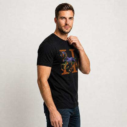 Men's Rhinestone Luxury T-shirts (HORSE)