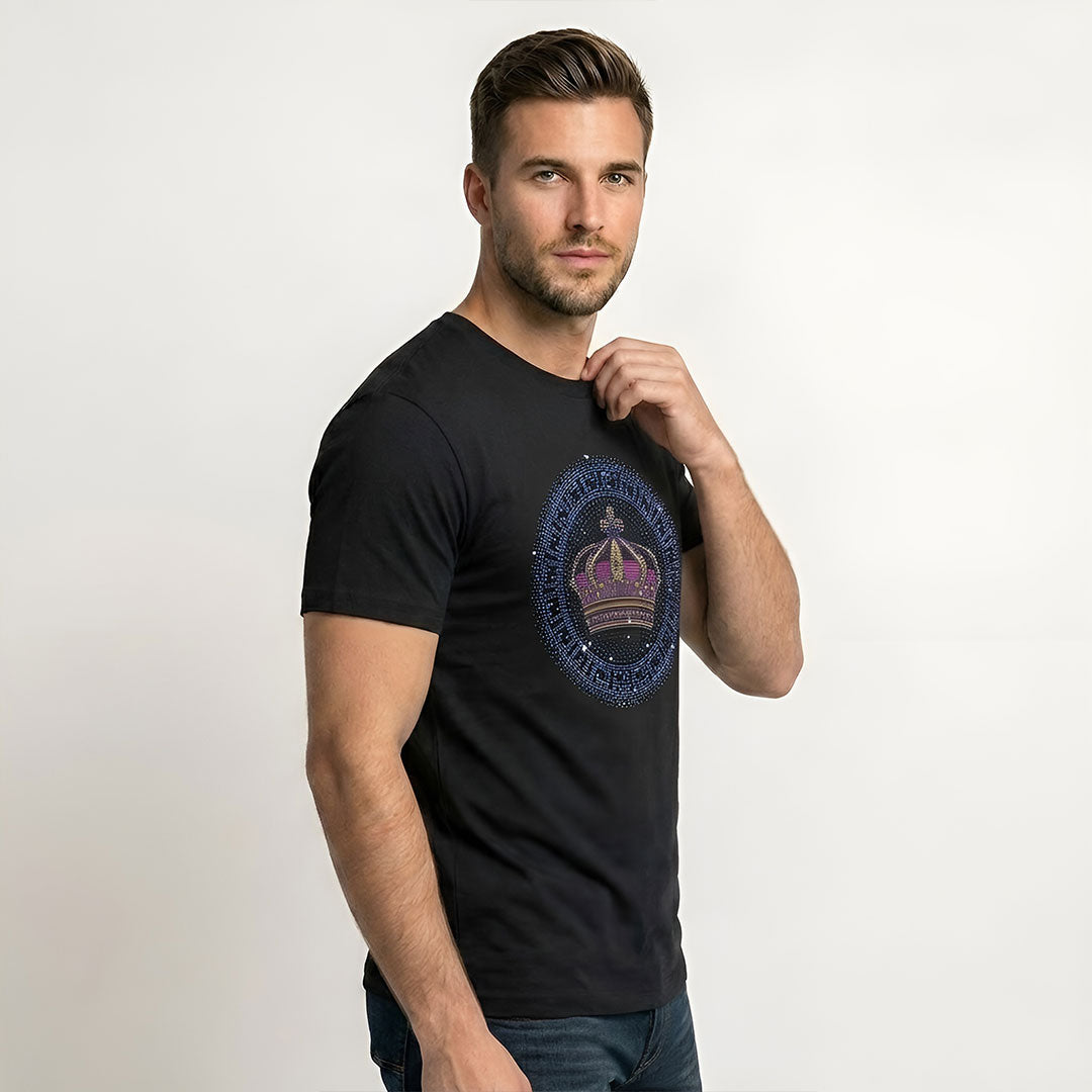 Men's Rhinestone Luxury T-shirts (CROWN)