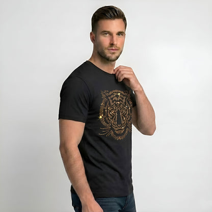 Men's Rhinestone Luxury T-shirts (TIGER 1)