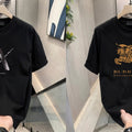 Men's Brand Premium Selling T-Shirt (BD-AX CUT+BURBERRY GOLD)