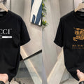 Men's Brand Premium Selling T-Shirt (BD-BURBERRY GOLD+GUCCI)