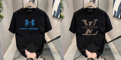 Men's Brand Premium Selling T-Shirt (BD-BLUE ARMOUR+LV)
