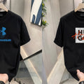 Men's Brand Premium Selling T-Shirt (BD-HUGO RED+BLUE ARMOUR)