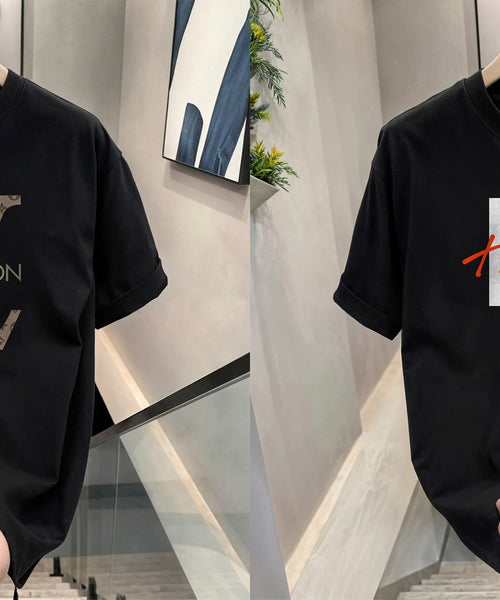 Men's Brand Premium Selling T-Shirt (BD-HUGO RED+LV)