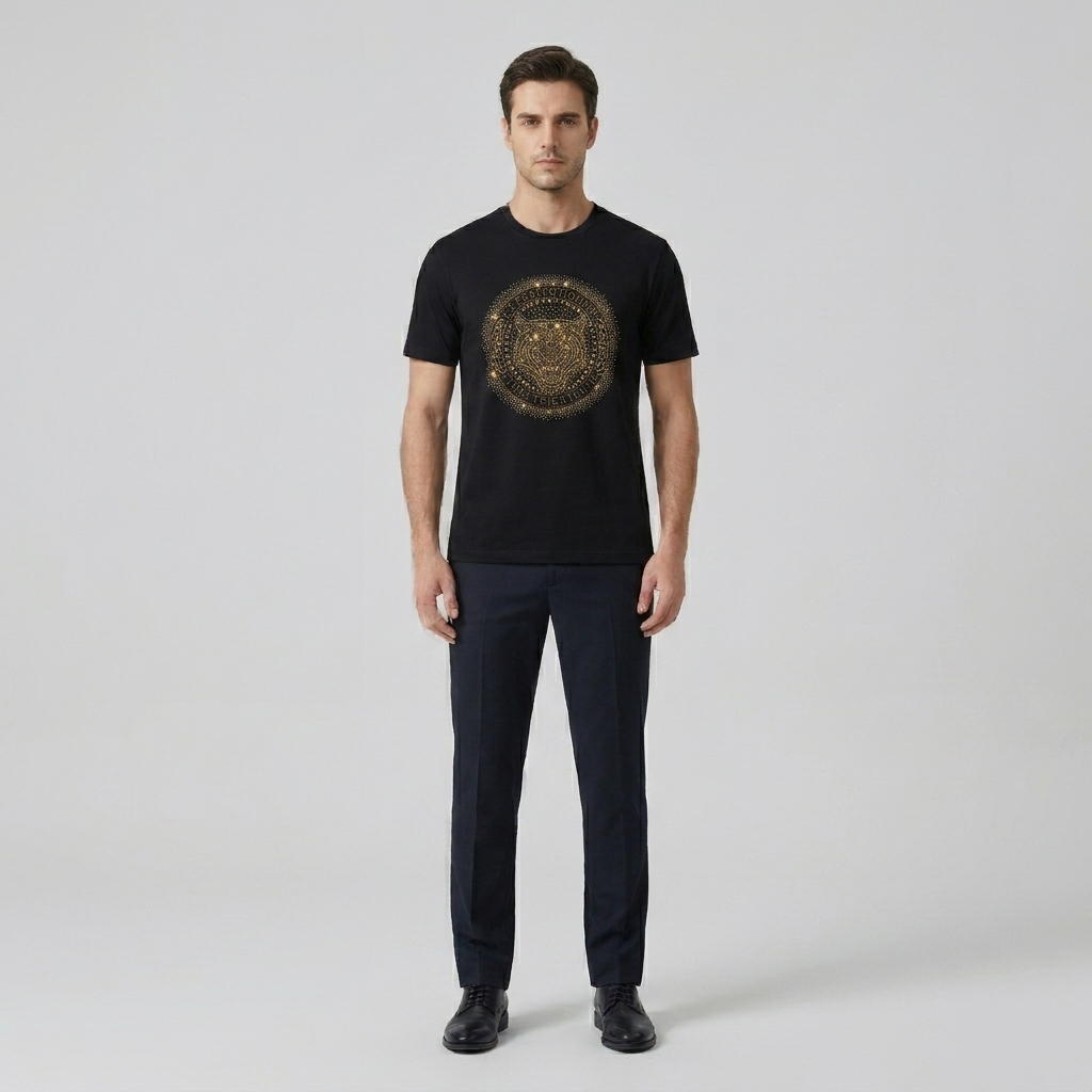 Men's Rhinestone Luxury T-shirts (TIGER 2)