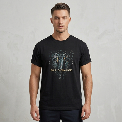 Men's Rhinestone Luxury T-shirts (PARIS)
